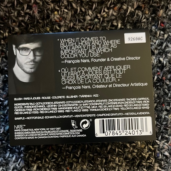 NARS Powermatte Lipstick and Blush Sample Set NWT - Picture 7 of 7